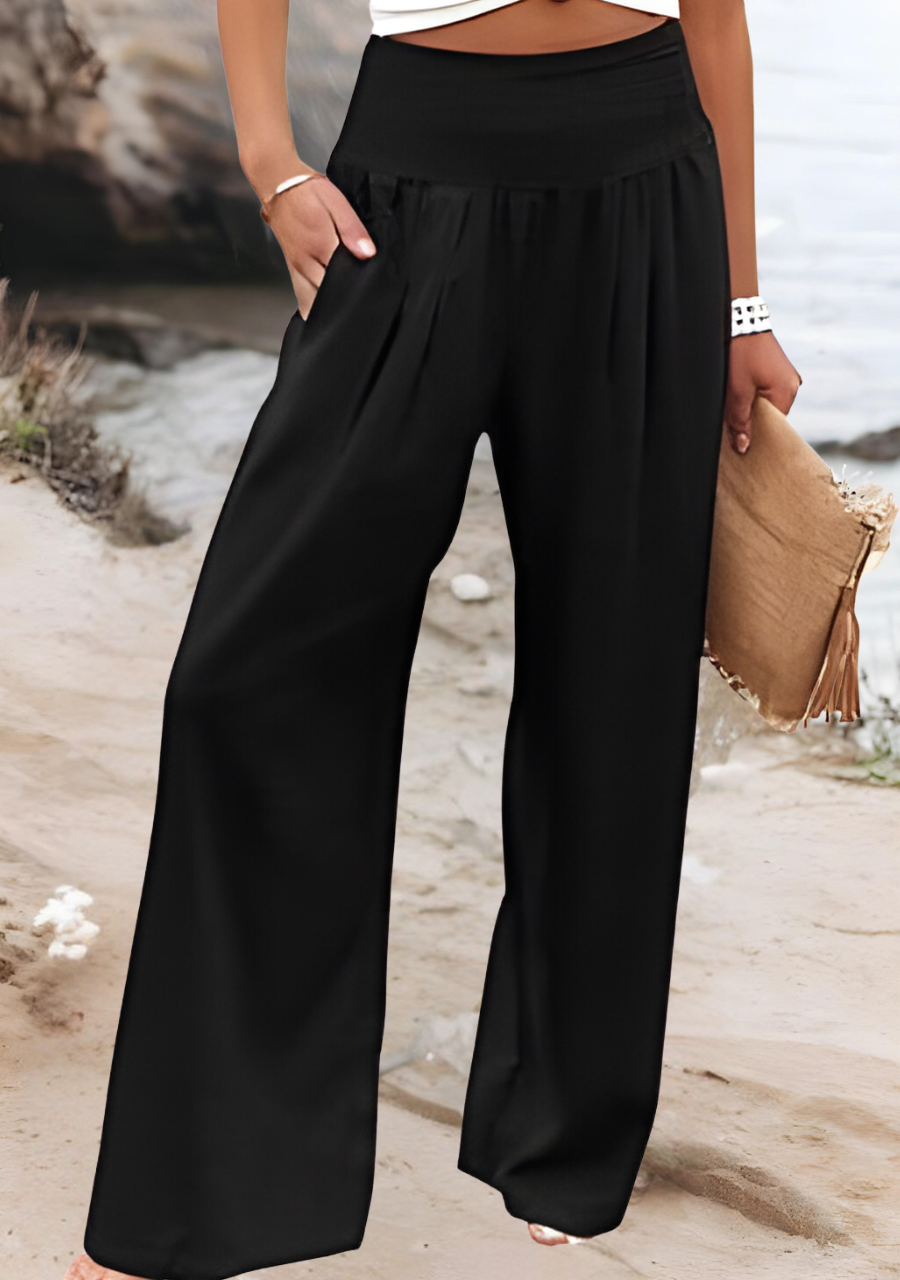Susan™ | Flowing Beach Pants with Wide Legs