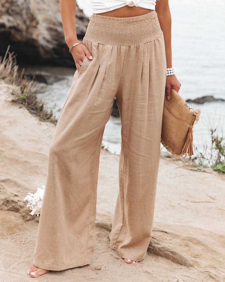 Susan™ | Flowing Beach Pants with Wide Legs
